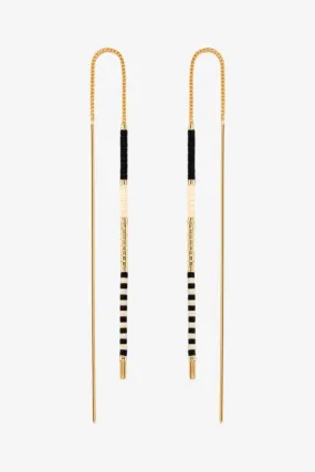 Miyuki Seed Bead Threader | Bone & Black