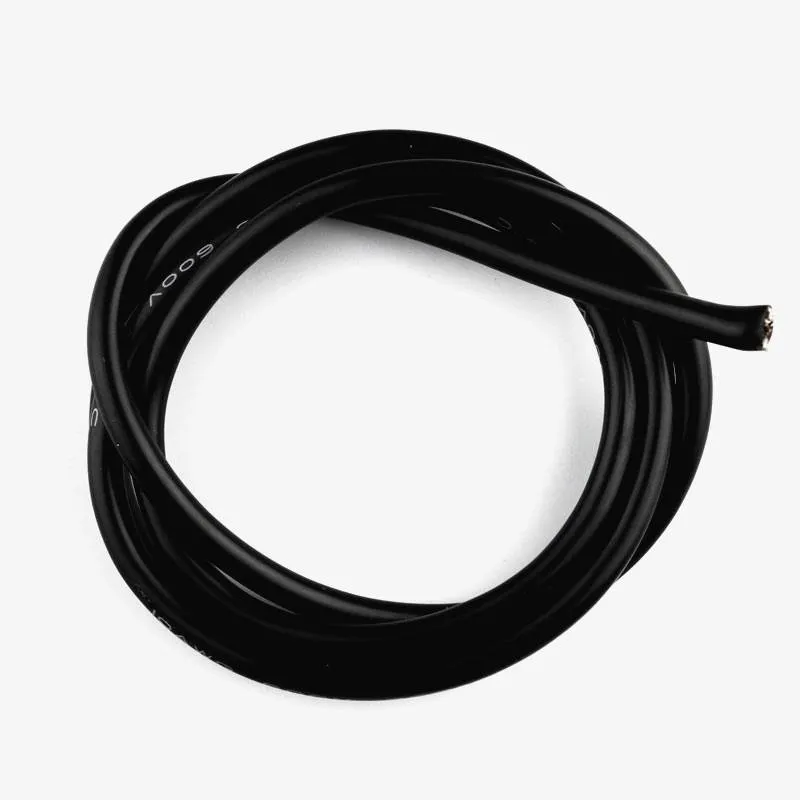 10AWG Silicone Wire Black ( 1 meter ) - High Quality Ultra Flexible for Battery Packs