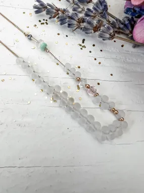 10k Glass Splash Necklace