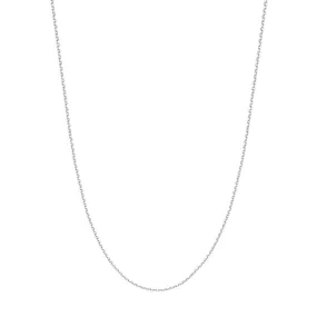 14k White Gold 1.5mm Cable Chain