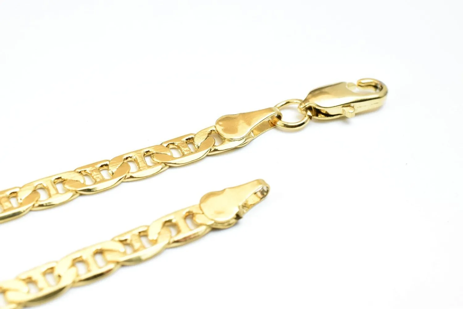 18k Gold Filled Look, EP chain anchor/mariner/rambo chain style thickness 1mm findings for jewelry making