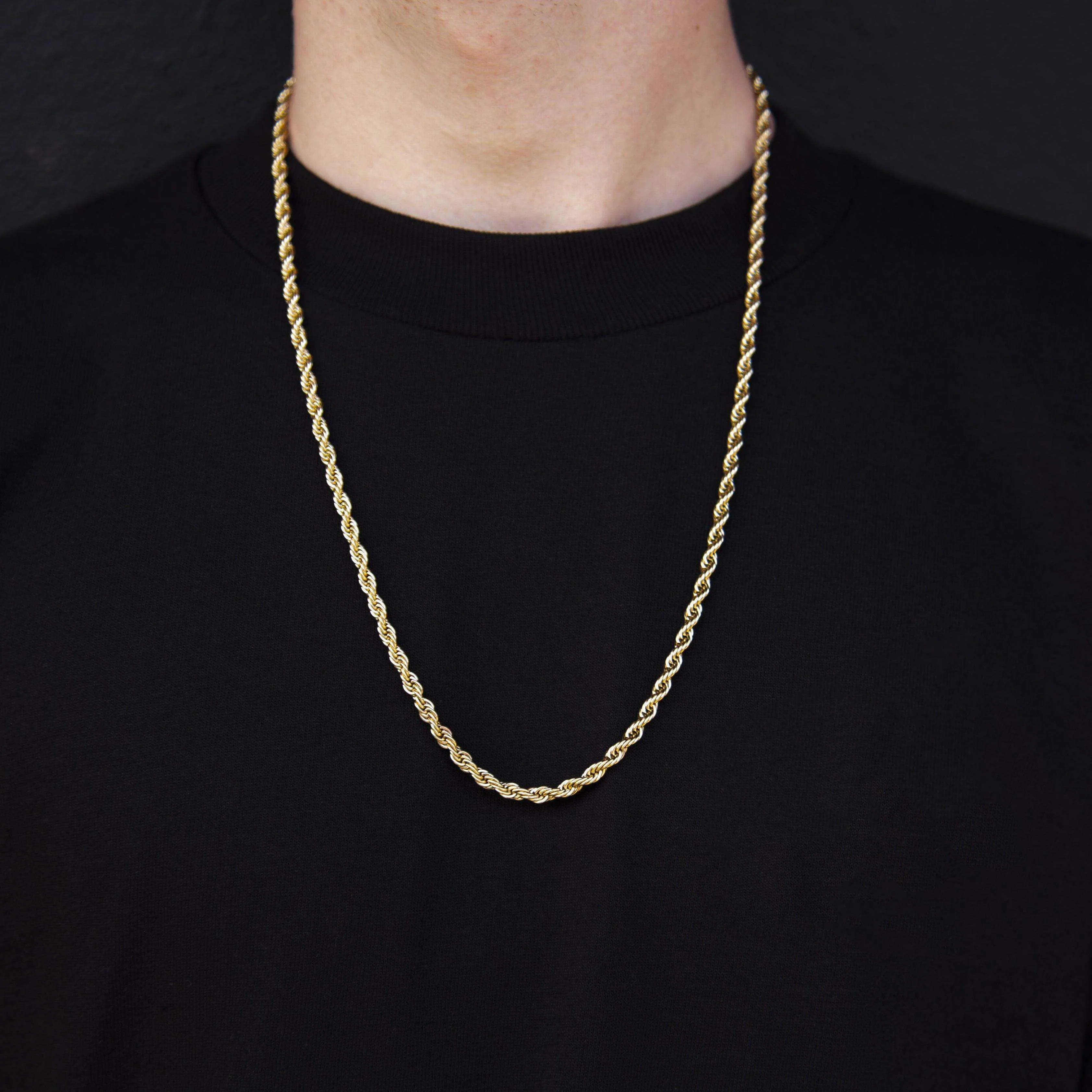 18k Vermeil Rope Chain (4mm)