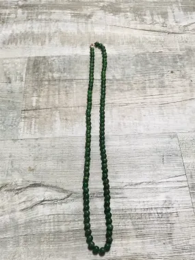 30" Jade Beaded Necklace