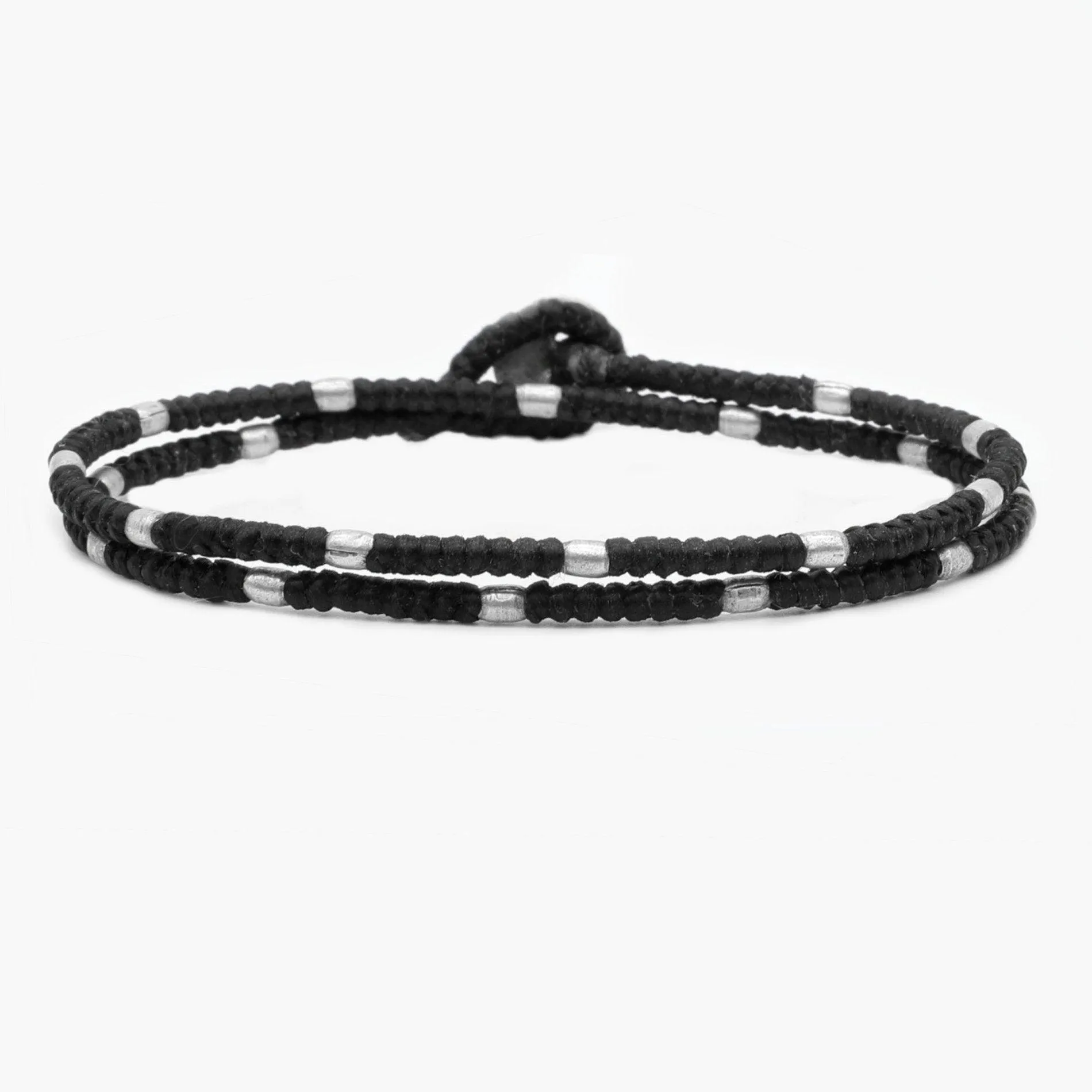 3mm "Jalisco" Braided Bracelet (Black)