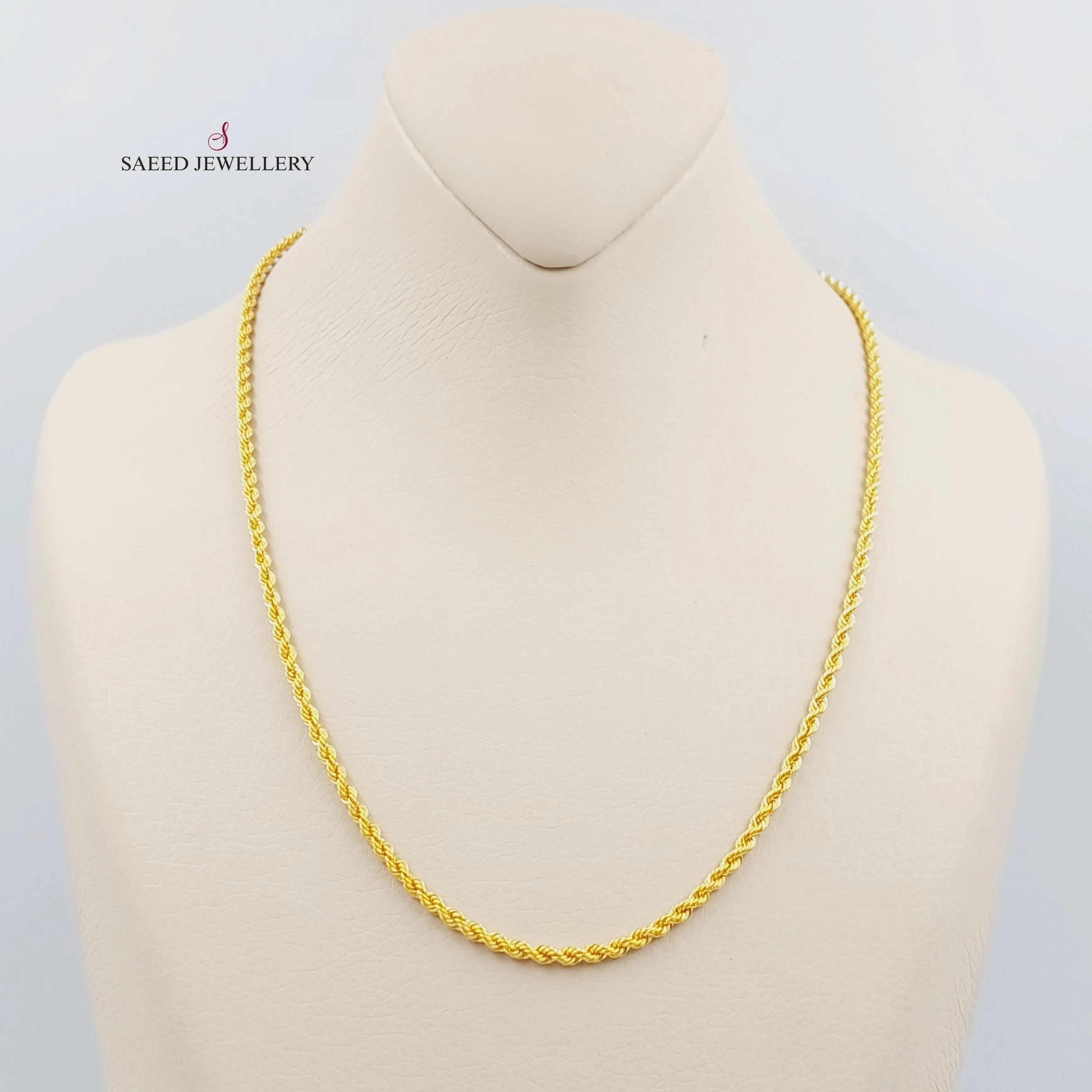 45cm   Medium Thickness Rope Chain