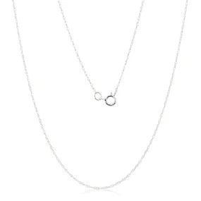 45CM rope chain in 14 carat white gold