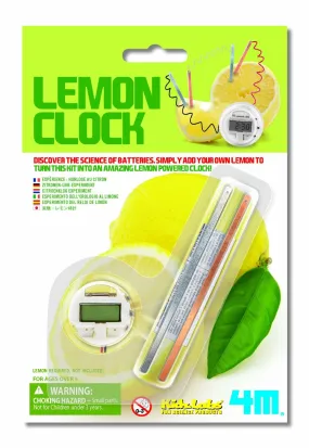 4M - Lemon Powered Clock Kit