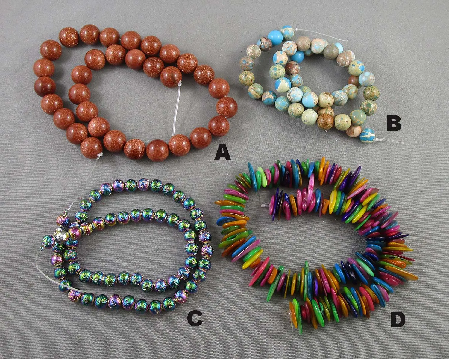 50% OFF!  Gemstone & Glass Beads - Drop 8