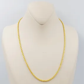 50cm  Medium Thickness Rope Chain