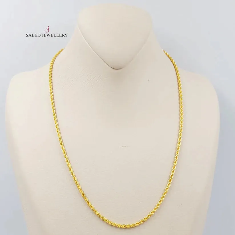 50cm  Medium Thickness Rope Chain