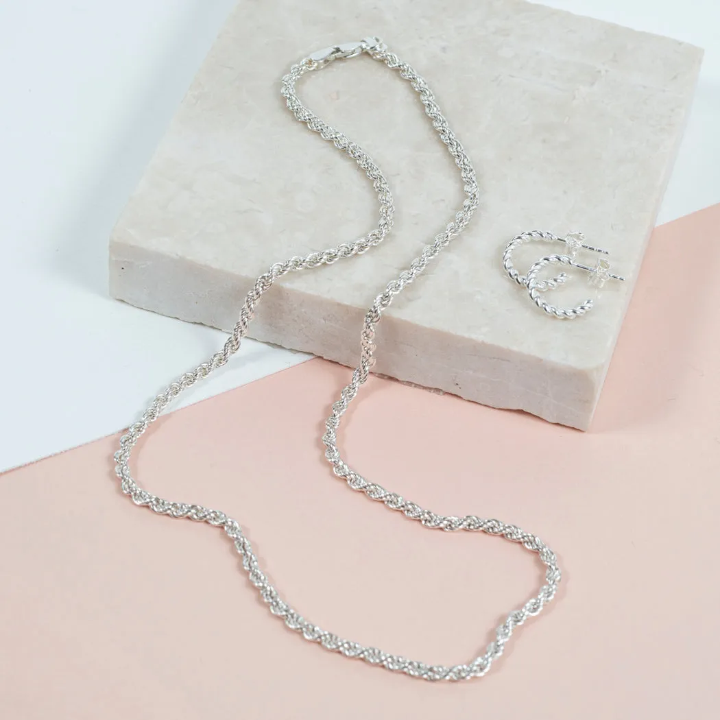 Alhambra Sterling Silver Rope Chain