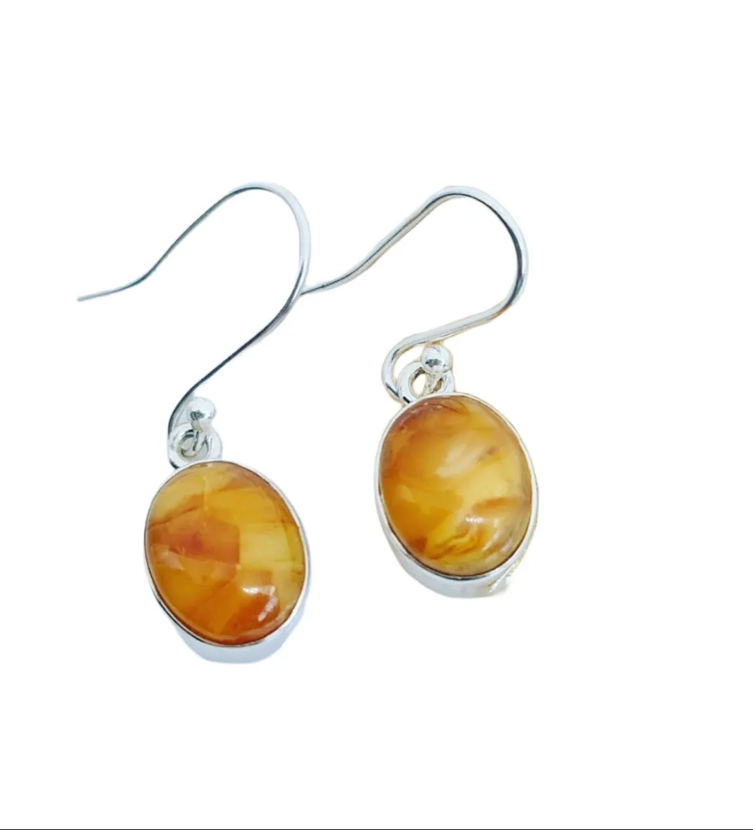 Amber Butterscotch earring drops