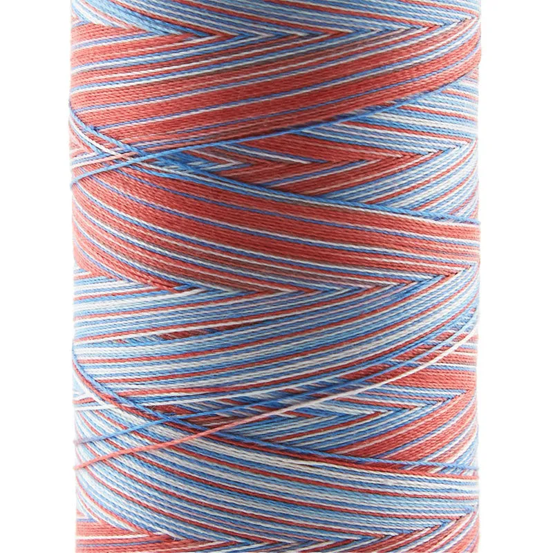 Aurifil 40 WT Cotton Mako Large Spool Thread Variegated Patriotic