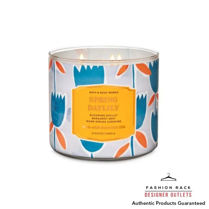 Bath & Body Works Spring Day Lily 3-Wick Candle 411Ml