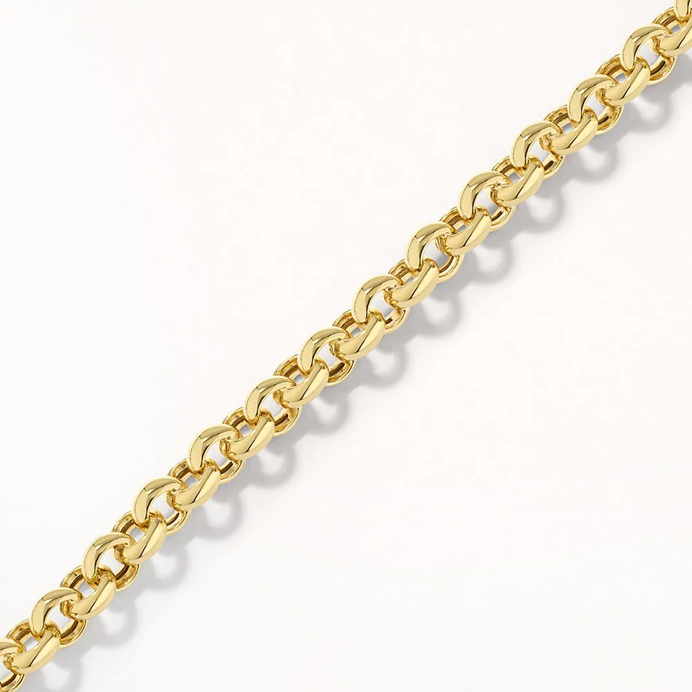 Belcher Chain Necklace in Gold