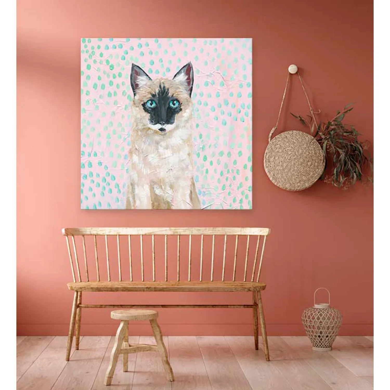 Blue Eyes Canvas Wall Art