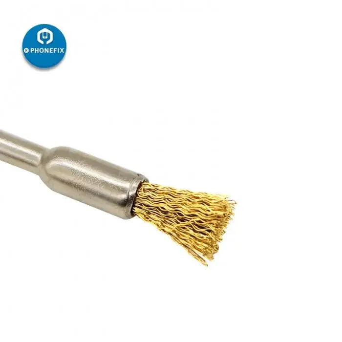 Brass Wire Copper Brush Rotary Copper Wire PCB Board Polishing Tool