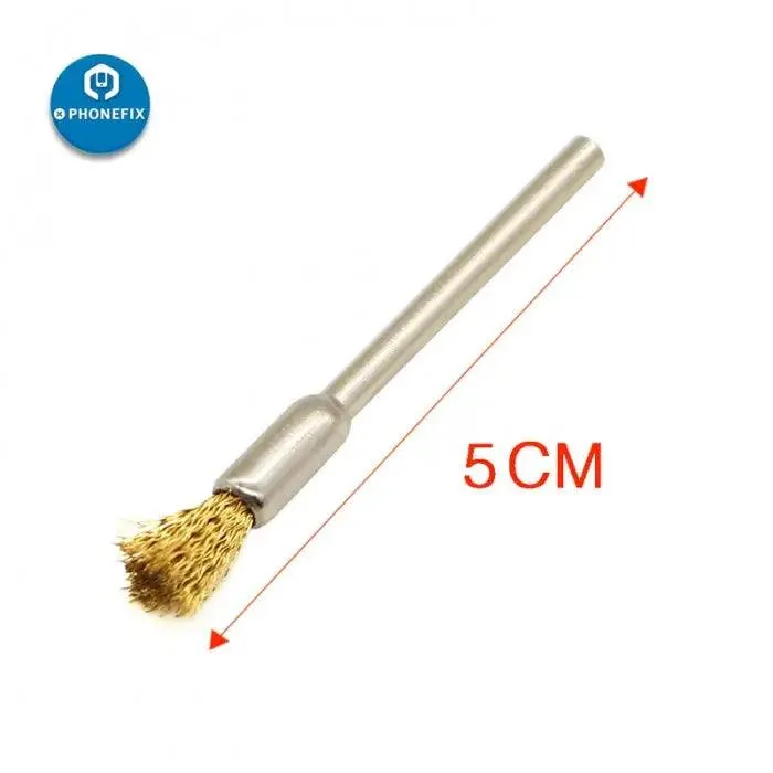 Brass Wire Copper Brush Rotary Copper Wire PCB Board Polishing Tool