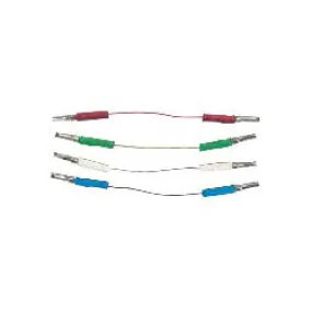 Cardas Audio Headshell Lead 34 AWG with Silver/Rhodium Plated Clips 1.5" (set of 4)