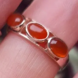 Carnelian Stone Rings