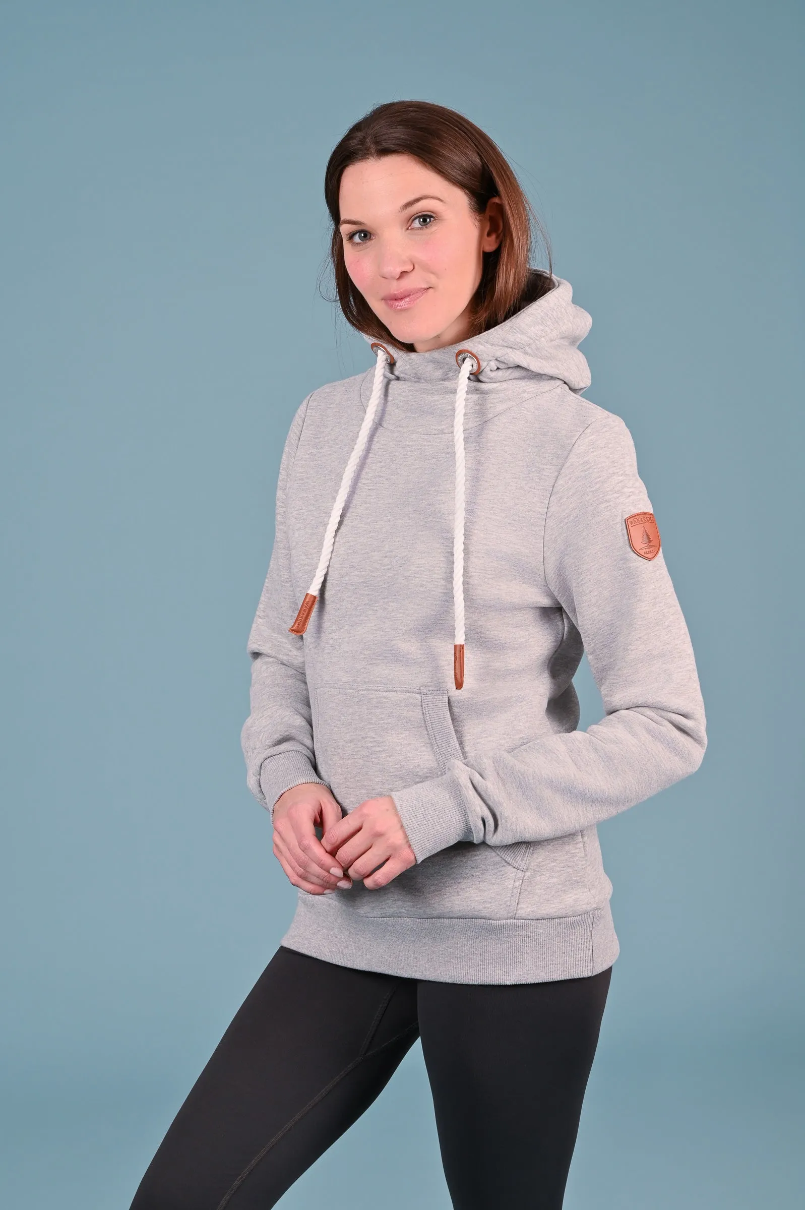 Cassy Light Heather Grey Hoodie