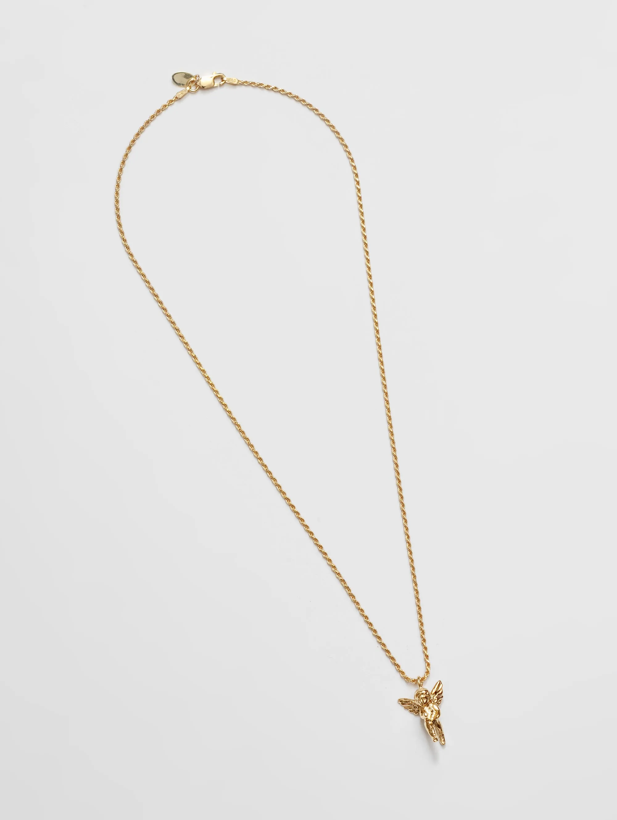 Cherub Necklace in Gold