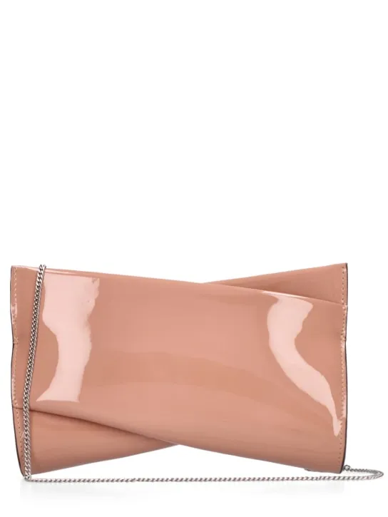 Christian Louboutin   Small Loubitwist patent clutch 