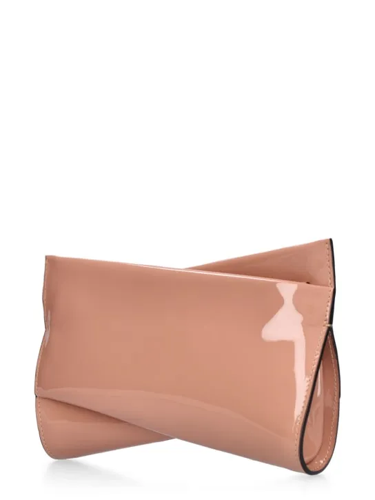 Christian Louboutin   Small Loubitwist patent clutch 