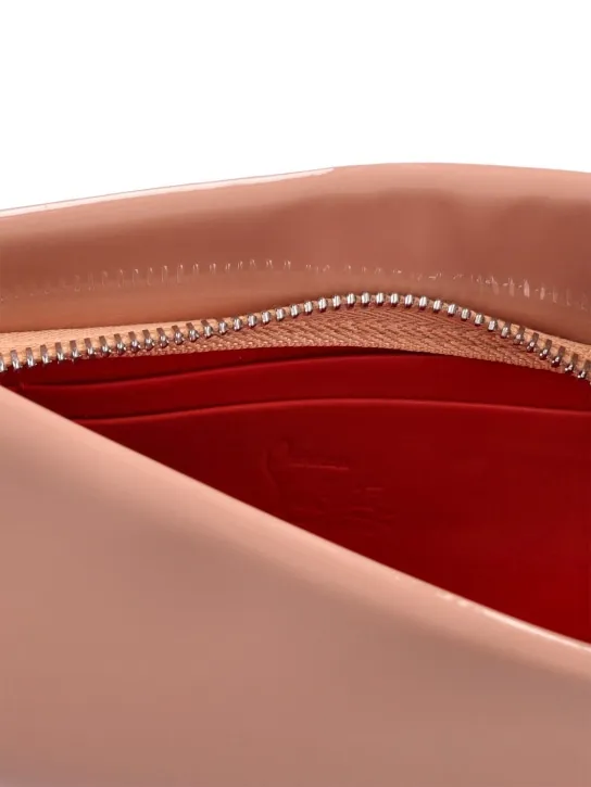 Christian Louboutin   Small Loubitwist patent clutch 