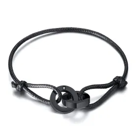 Circle Duo Minimalist Rope Bracelet