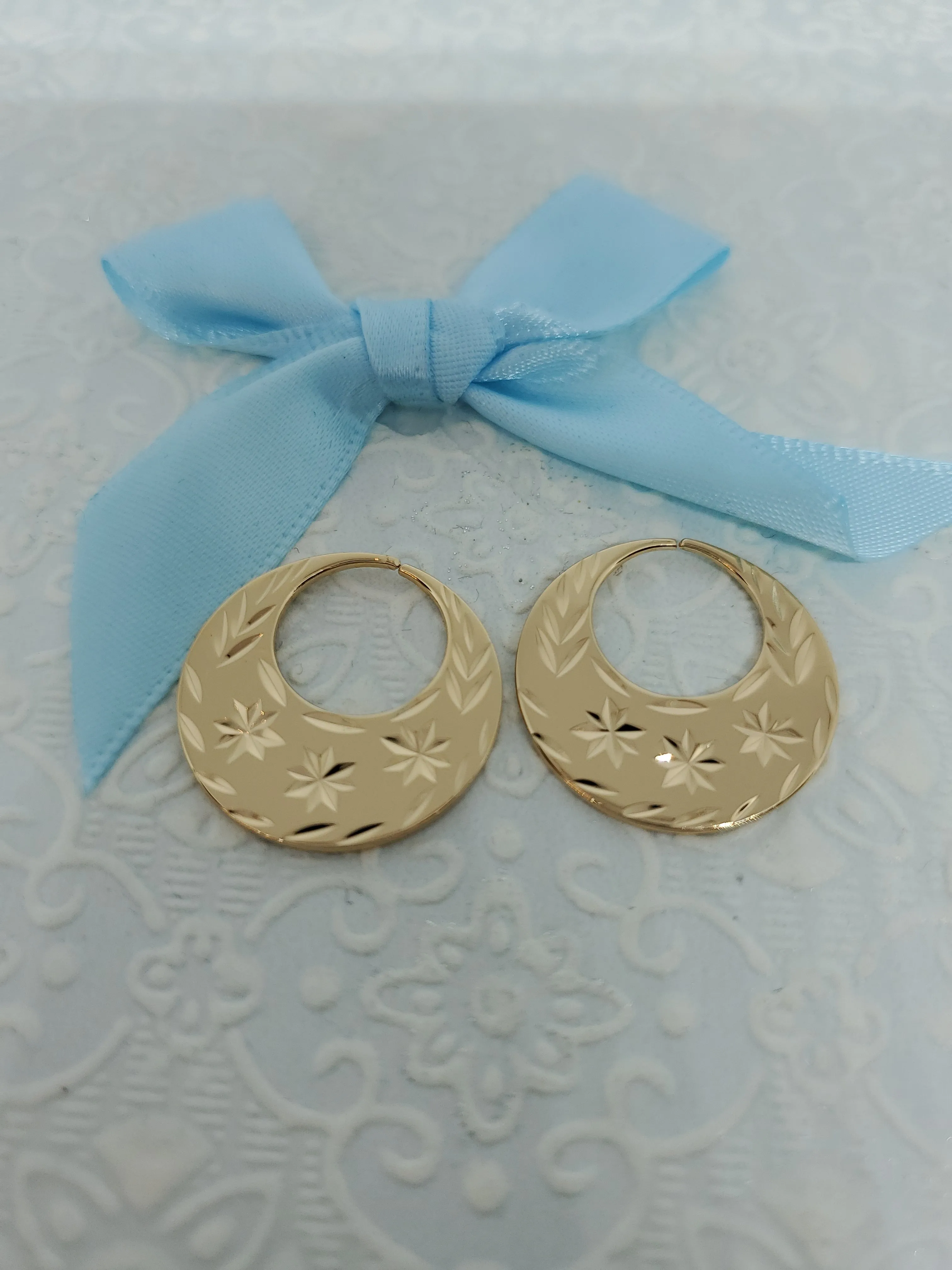 Classic and Modern PVD 18k Gold Filled Nattiyan Earrings