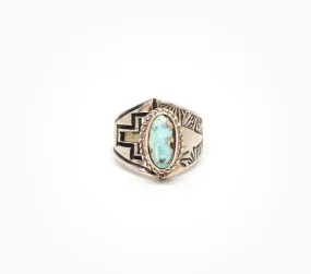 Crossing Paths Ring - Women’s Turquoise and Silver Jewelry