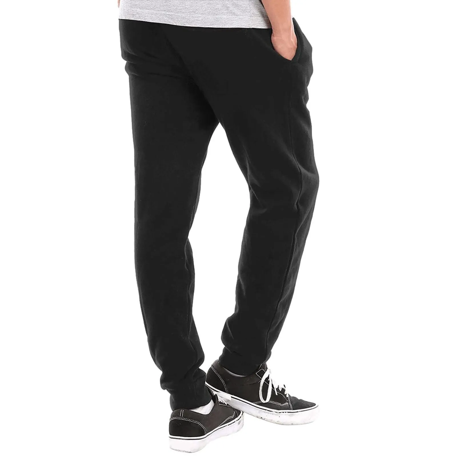 Custom Cropped Photo Men's Thick Cotton Sweatpants