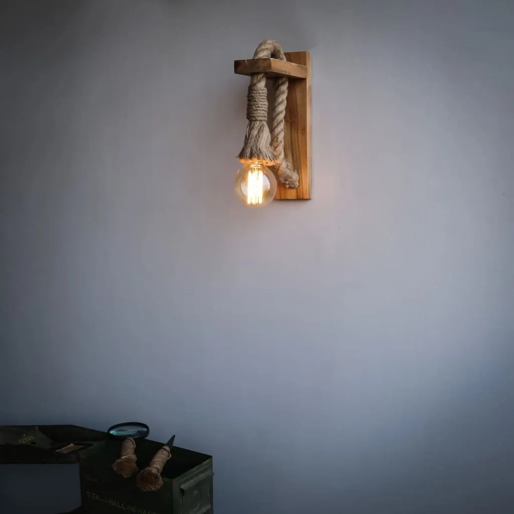 Cws122 American Barn Rope Wall Sconce