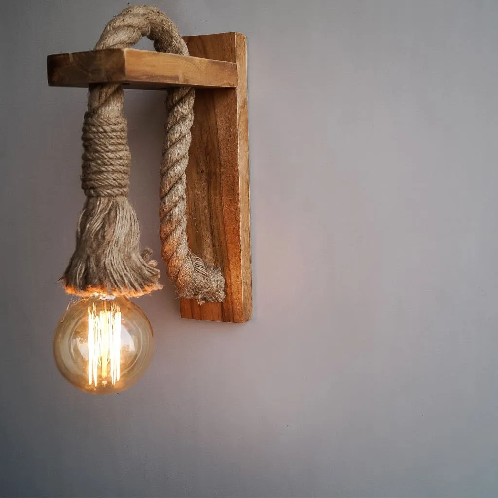 Cws122 American Barn Rope Wall Sconce