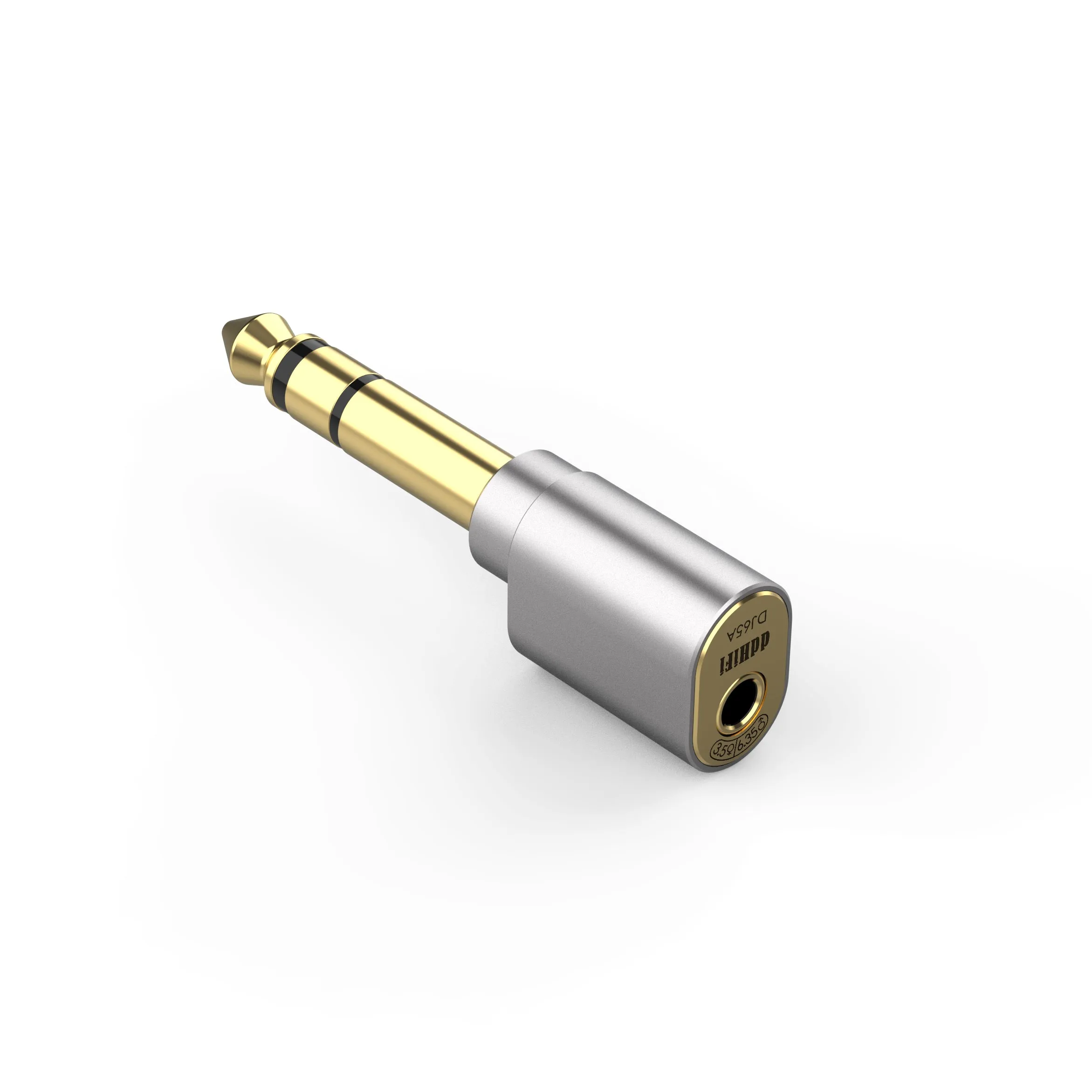 ddHiFi DJ65A(AL) 3.5mm Female to 6.35mm Male Adapter (New Aluminium Version)