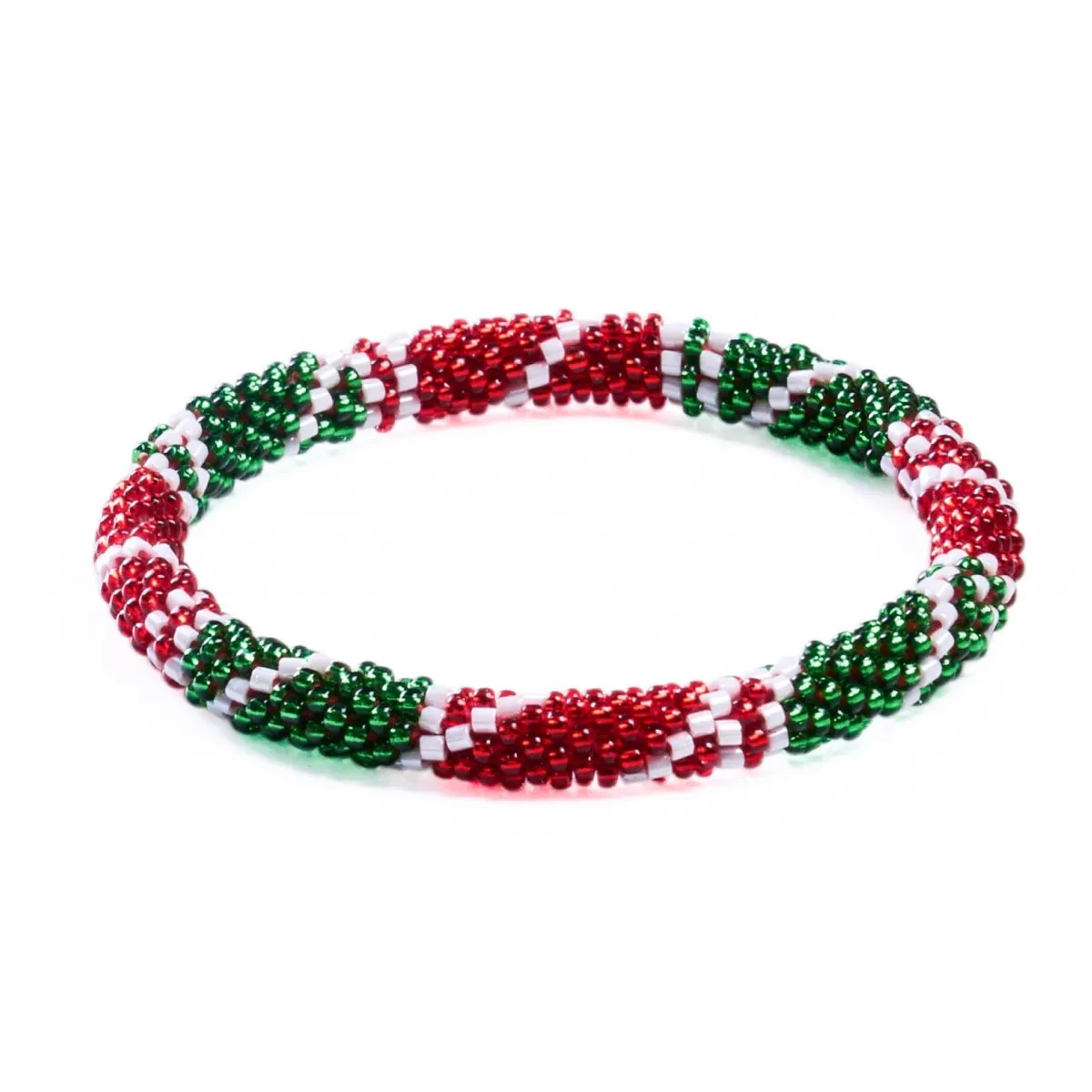 Deck The Halls | Himalayan Glass Bead Bracelet