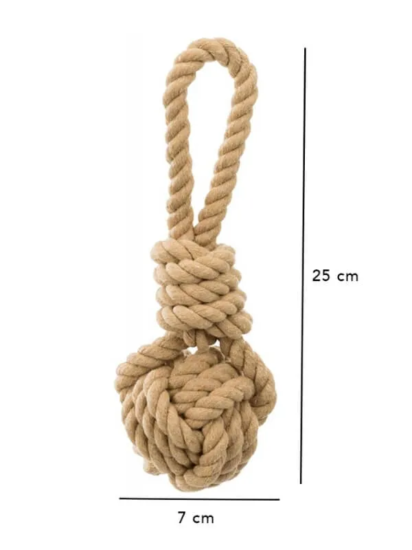 Dog Toy Rope with Ball - 2-in-1