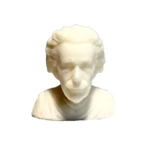 Einstein Bust Natural Soy Wax Candle