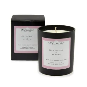 English Pear & Vanilla Natural Wax Candle