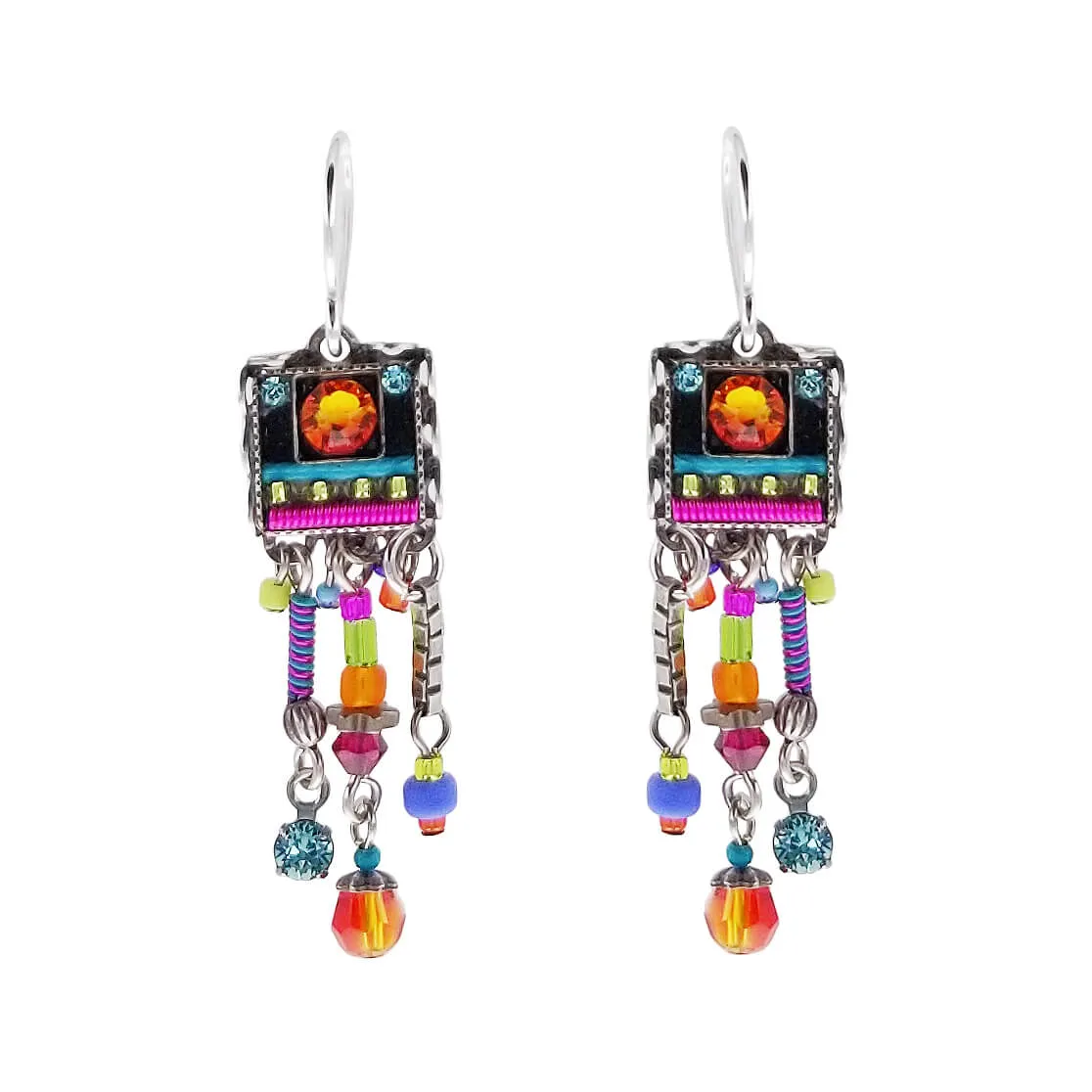 Firefly Mosaics Feast Of Colors Milano Dangle Earrings