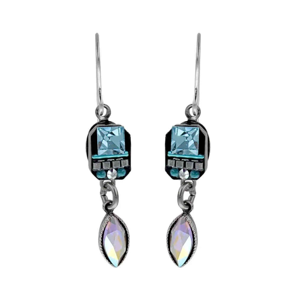 Firefly Mosaics Ice Milano Two Tier Earrings