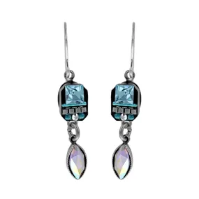 Firefly Mosaics Ice Milano Two Tier Earrings