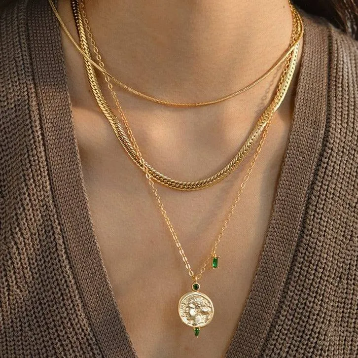 Flat Snake Chain Necklace