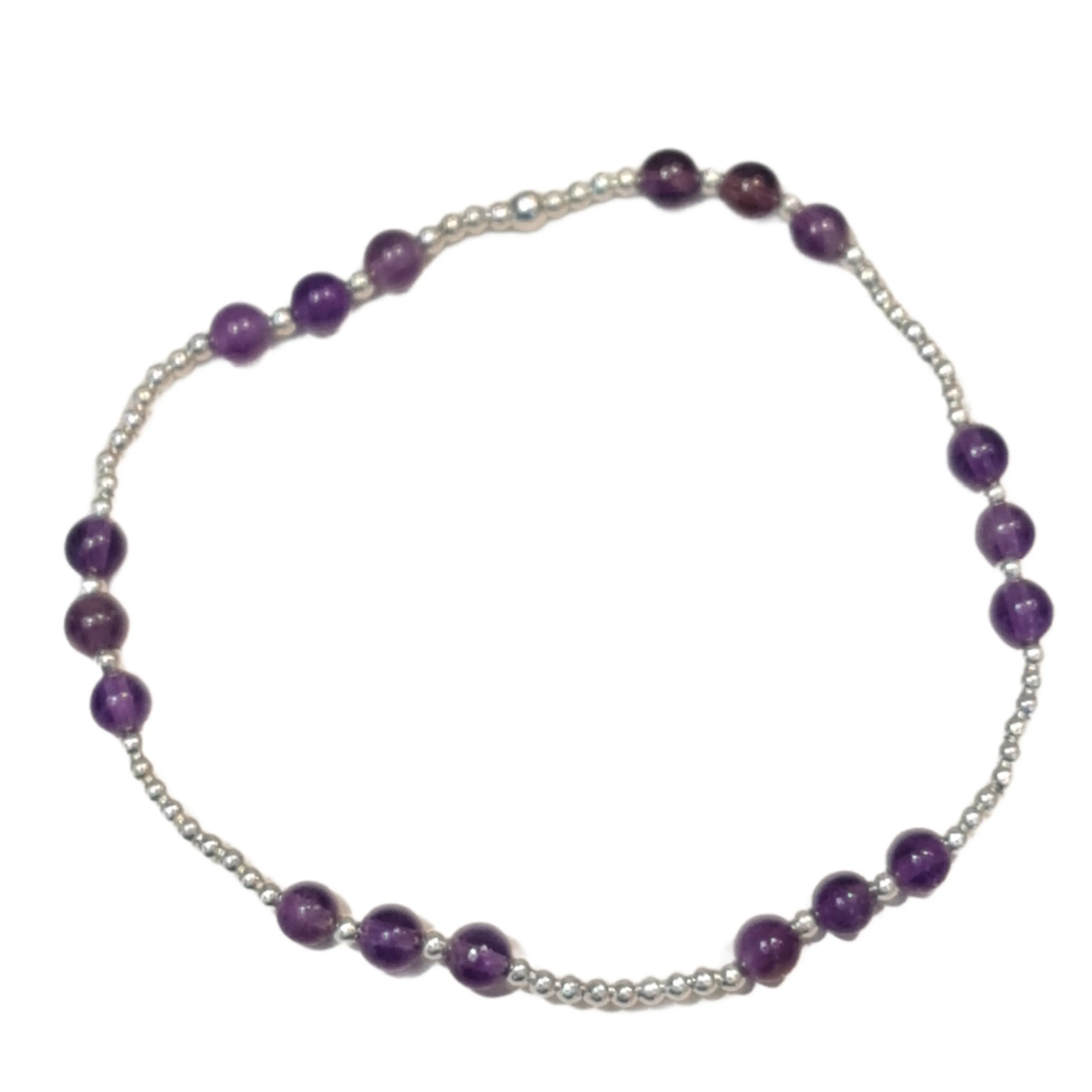 Elegant Gemma Stone Amethyst Bracelet - Stunning Natural Gemstone Jewelry for Timeless Style