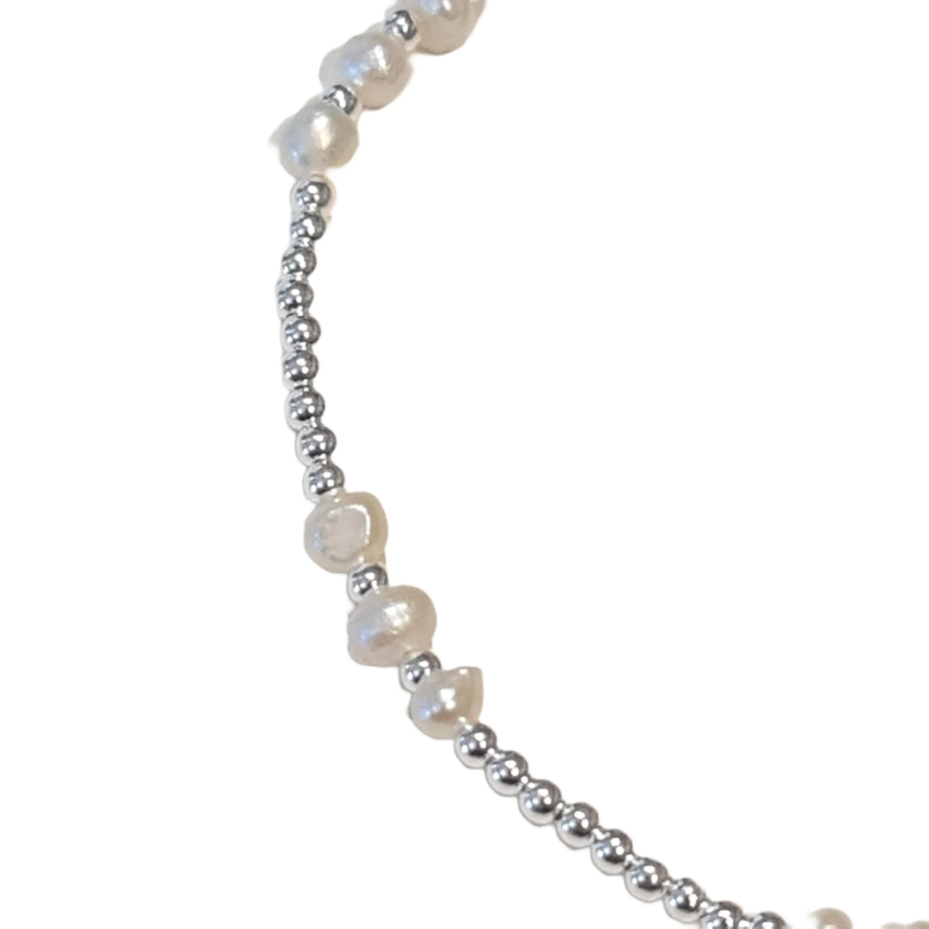 Elegant Gemma Stone Freshwater Pearl Bracelet