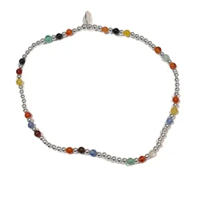 Mixed Agate Gemstone Bracelet - Enhanced Title