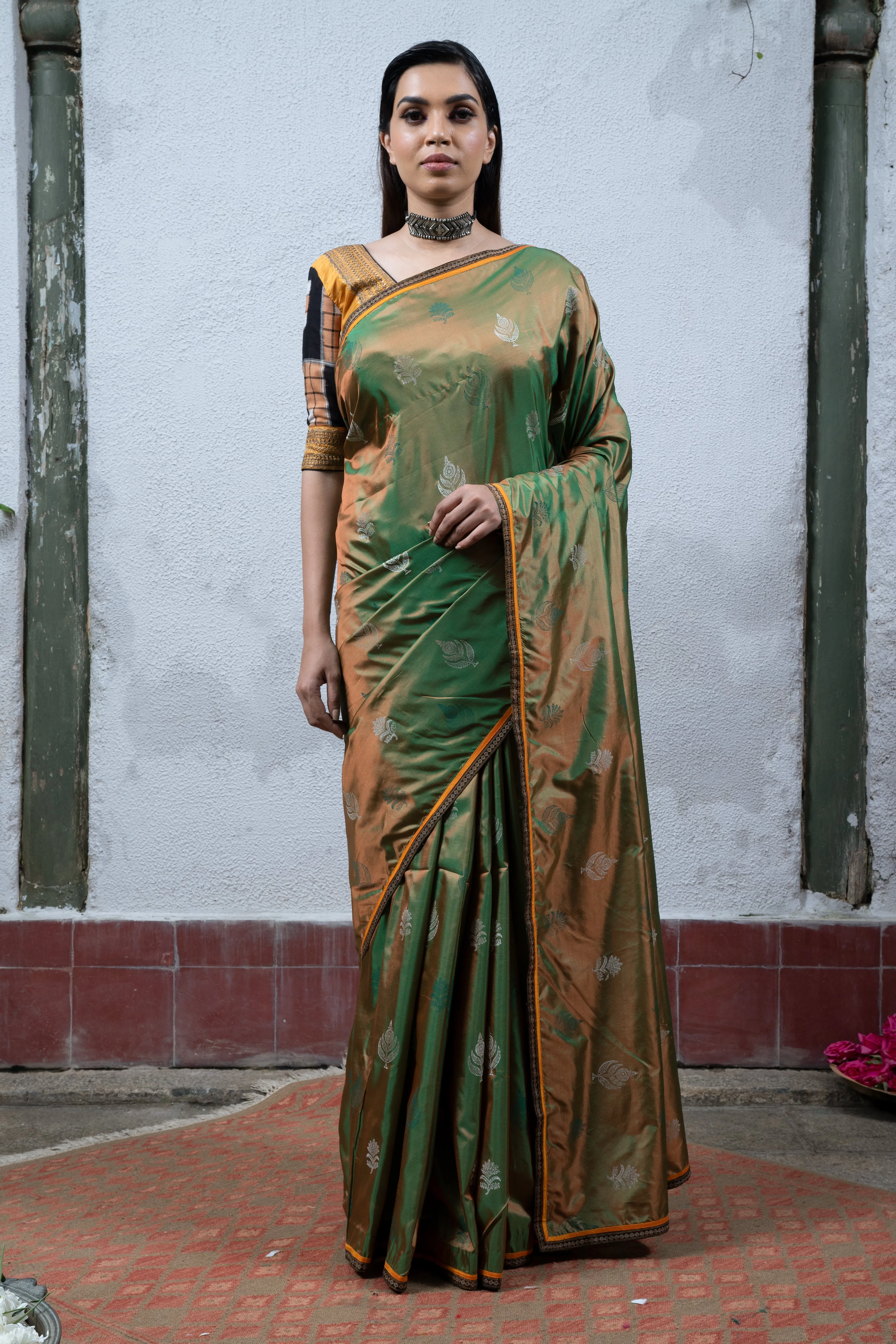 Green Saree