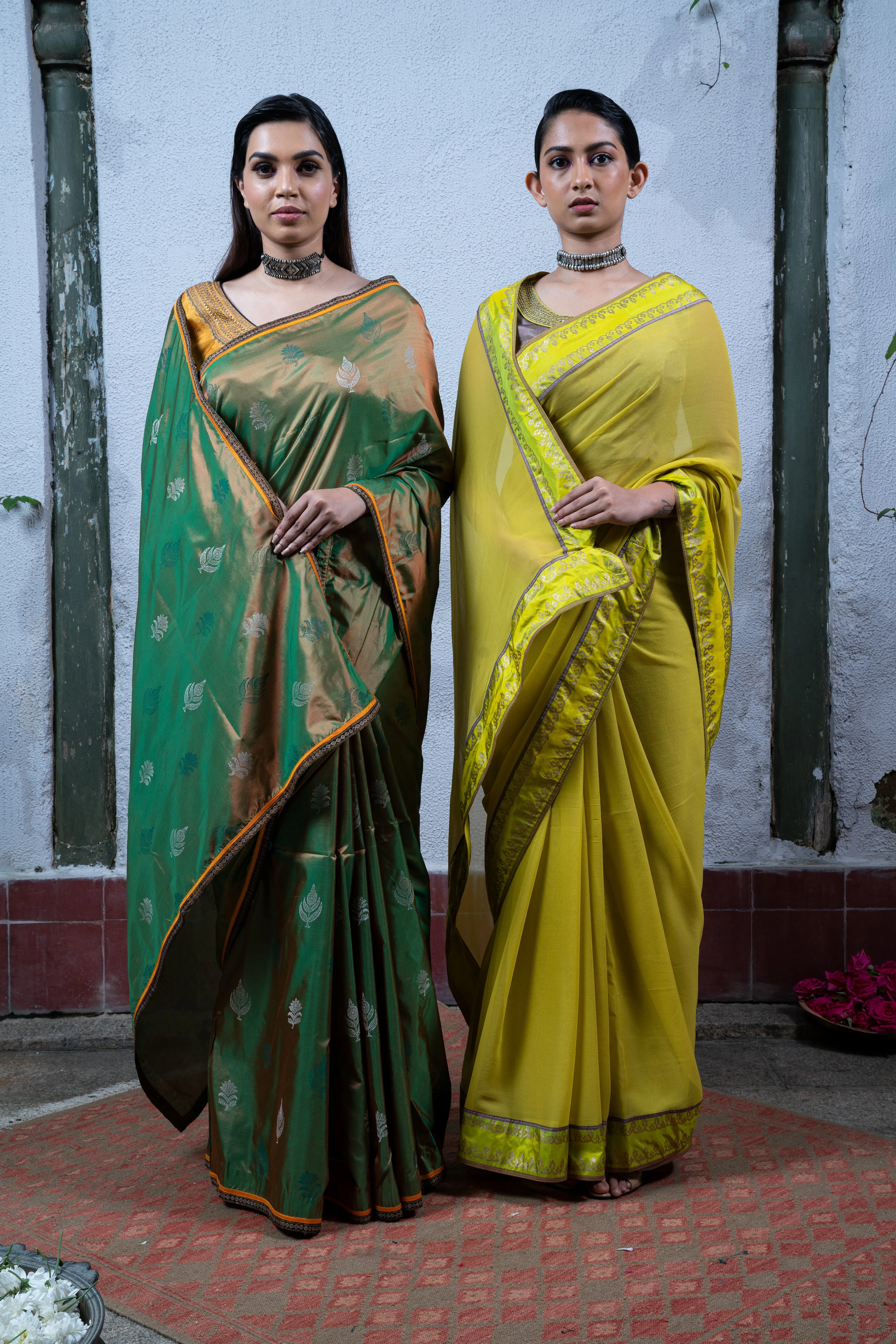 Green Saree