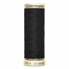 Gutermann Polyester Thread 100m #10 Black